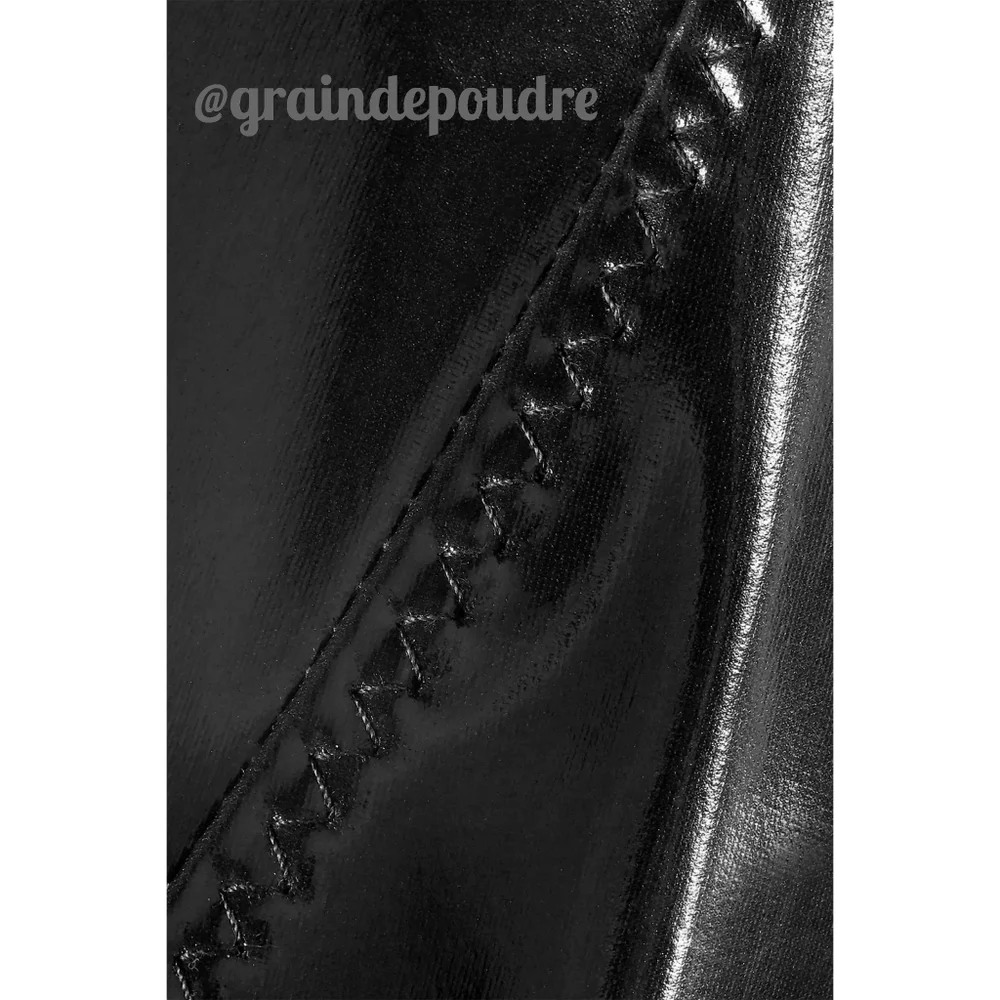 Rare! 🎉HP🎉 Lisa Marie Fernandez Arden One Shoulder Stretch PVC Swimsuit 1 XS - Picture 5 of 7